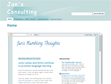 Tablet Screenshot of jansconsulting.info